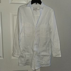 White Romper Shorts. Frank & Eileen